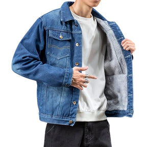 Jaqueta Masculina Jeans Acolchoado Forth Premium